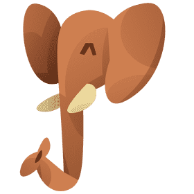 Safari elephant clipart
