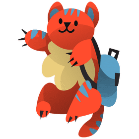 School tiger clipart