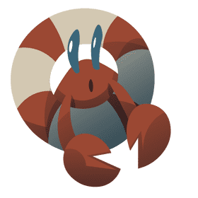 Crab clipart
