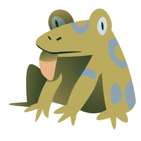 South america frog clipart