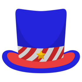 American hat Independence day clipart