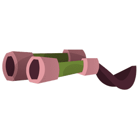 Travel binocular clipart