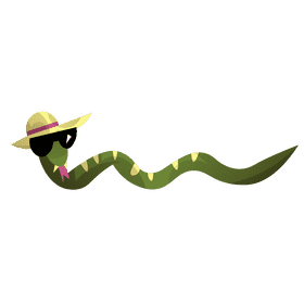 Travel snake clipart