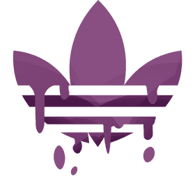 Adidas logo melts clipart