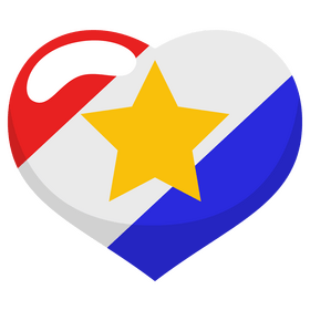 4th of july patriotic heart clipart
