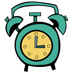 Alarm clock old clipart