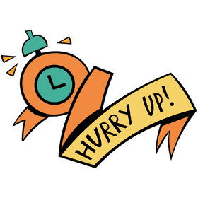 Alarm clock sticker clipart