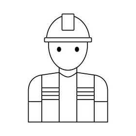 Labor drawing black and white clipart