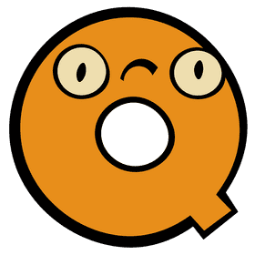 Alphabet letter q clipart