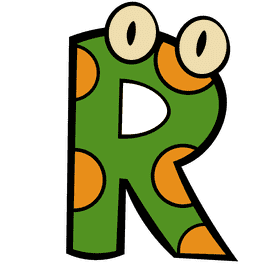 Alphabet letter r clipart