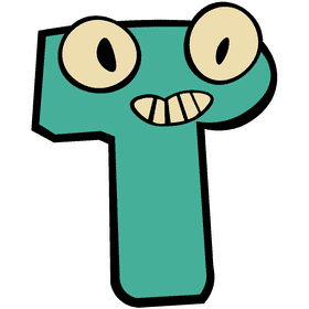 Alphabet letter t clipart