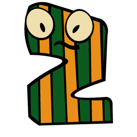 Alphabet letter z clipart