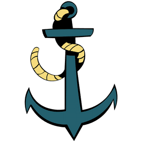 Anchor rope clipart