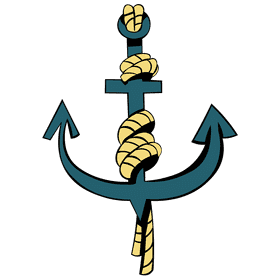 Anchor rope clipart
