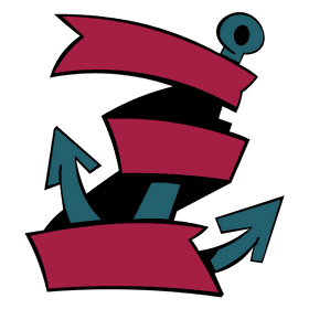 Anchor stripe clipart