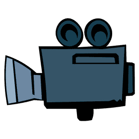 Animation camera clipart