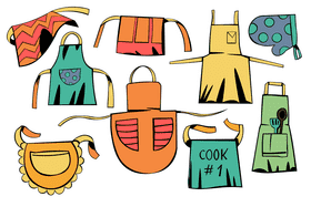 Apron vector