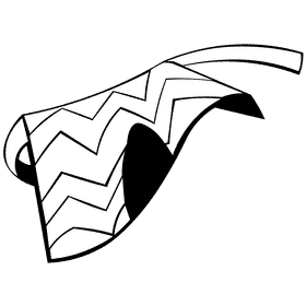 Apron line black and white clipart