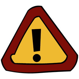 Attention sign clipart