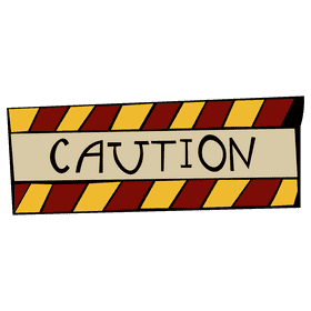 Attention sticker clipart