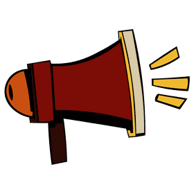 Attention speaker clipart