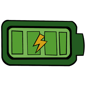 Battery full clipart