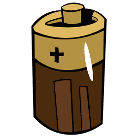 Battery small clipart