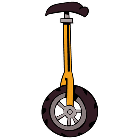 Bike unicycle clipart