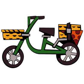 Bike vintage clipart