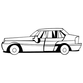 Bmw black black and white clipart