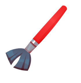 Brush makeup clipart