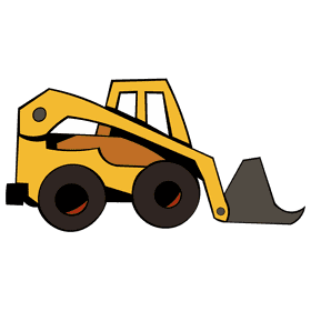 Bulldozer clipart