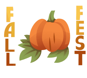 Fall festival pumpkin clipart