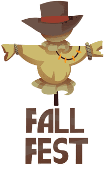 Fall festival scarecrow clipart