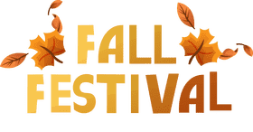 Fall festival sign clipart