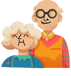 Family old clipart