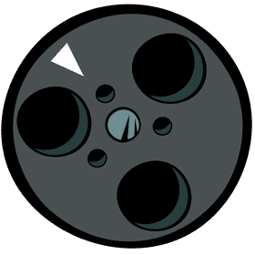 Film reel coil clipart