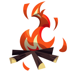 Fire campfire clipart