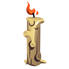 Fire candle clipart