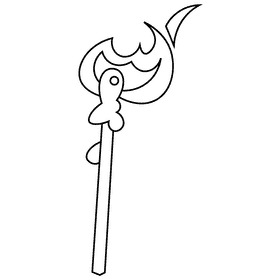 Fire match black and white clipart