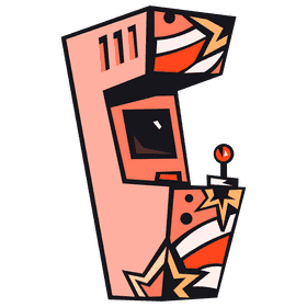 Arcade machine stars clipart