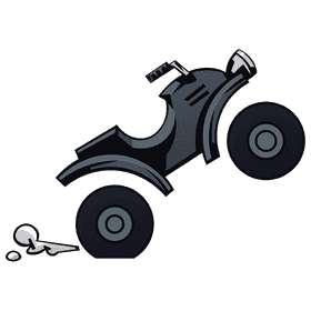 Atv grey clipart
