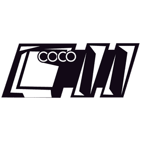 Audi logo square black and white clipart