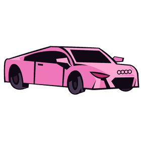 Audi pink clipart