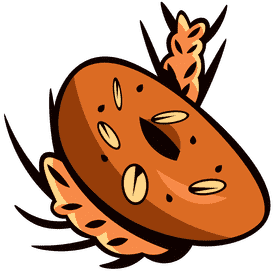 Bagel wheat clipart