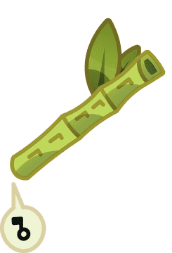 Bamboo music clipart