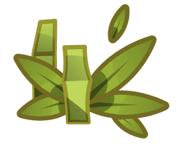 Bamboo two short clipart