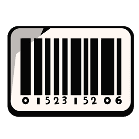 Barcode sticker clipart