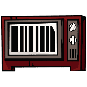 Barcode tv clipart