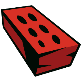 Brick wall brick clipart